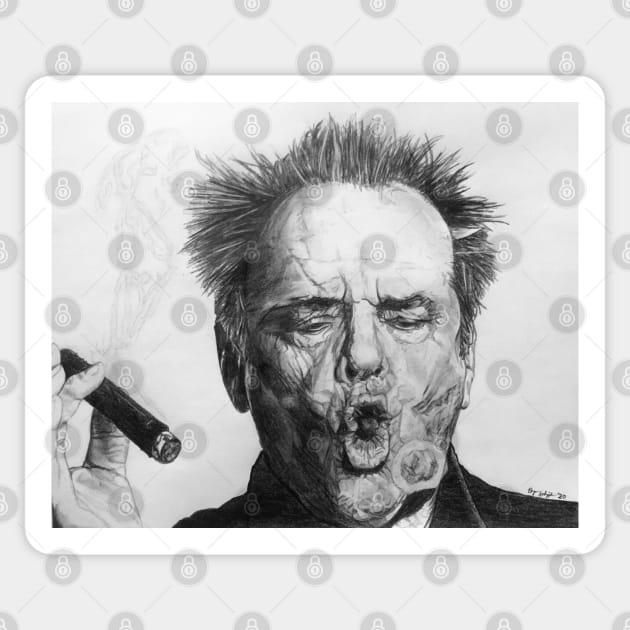 Jack Nicholson Sticker by BryanWhipple